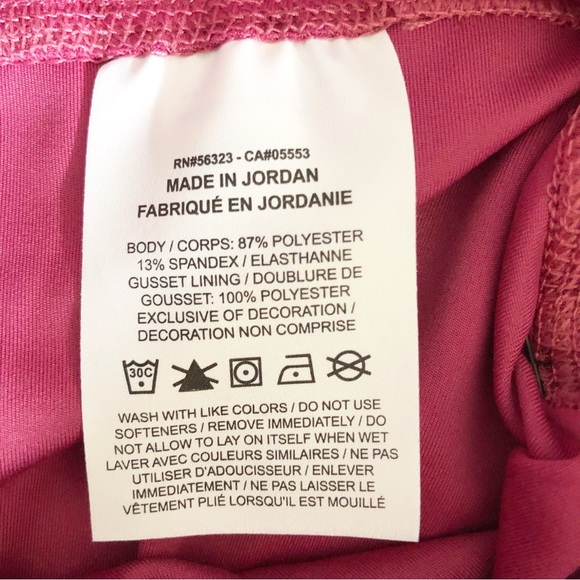 Nike Yoga Pink Dots 7/8 Leggings High Rise New Size S - Picture 14 of 14